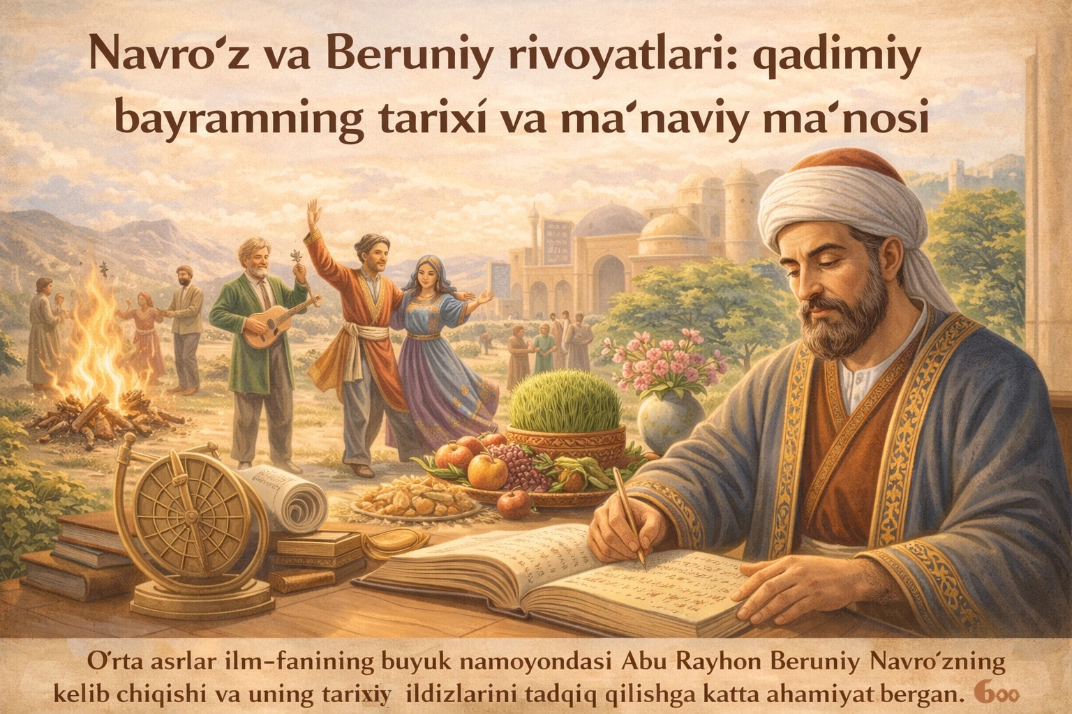 Наврўз ва Беруний ривоятлари: қадимий байрамнинг тарихи ва маънавий маъноси
