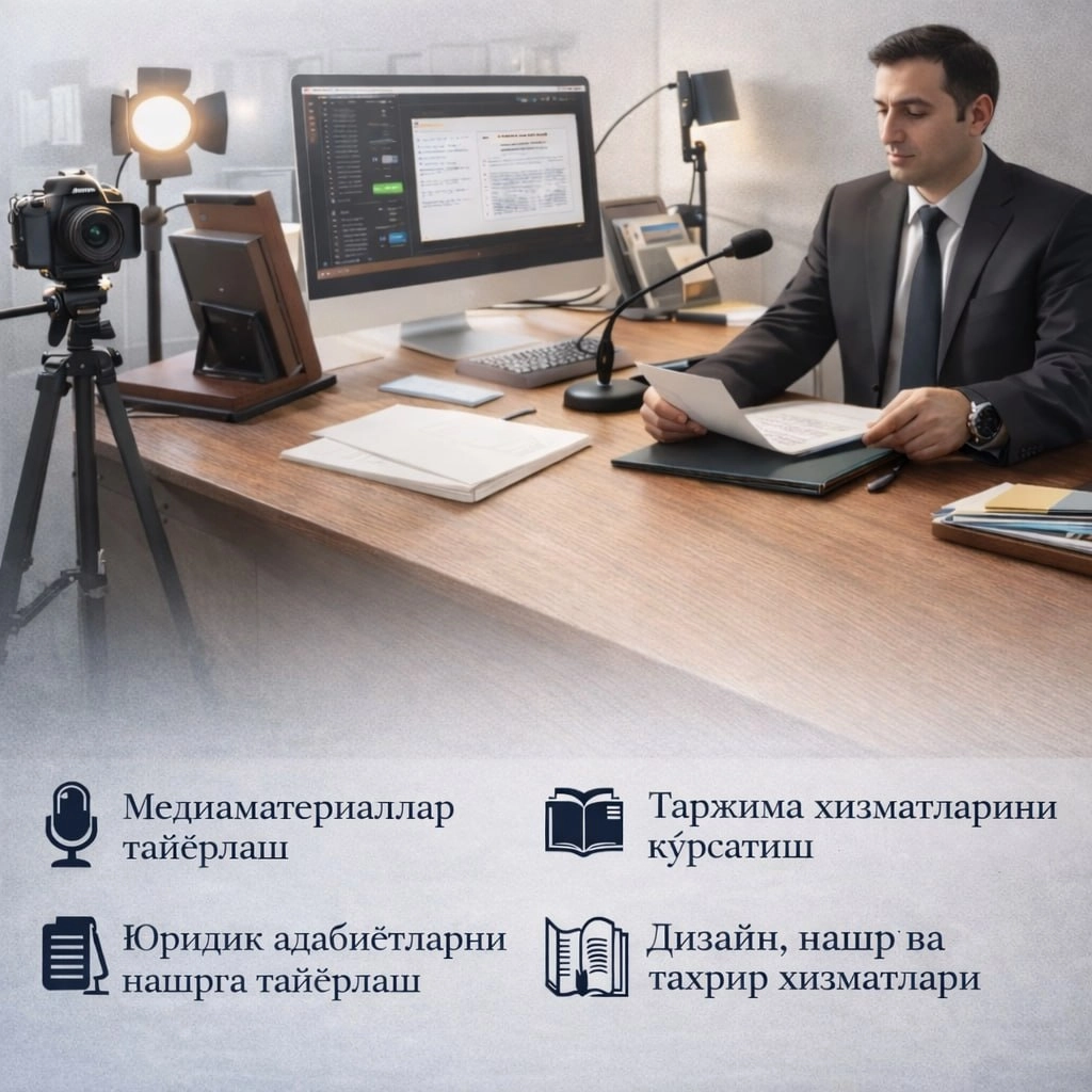 “Адолат” миллий ҳуқуқий ахборот маркази ҳамкорликка таклиф этади