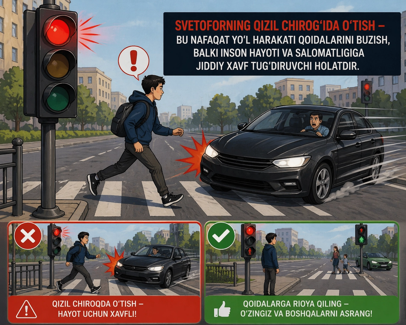 Қоидабузарликни эмас, яшашни танланг