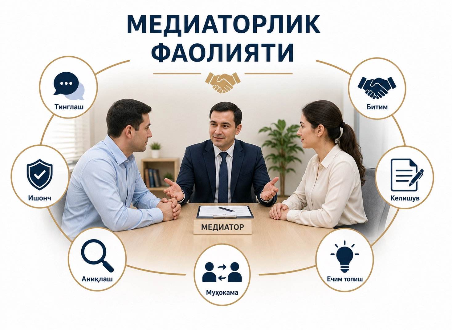 Медиаторлик фаолияти билан шуғулланувчи мутахасислар қандай талабларга жавоб бериши керак?