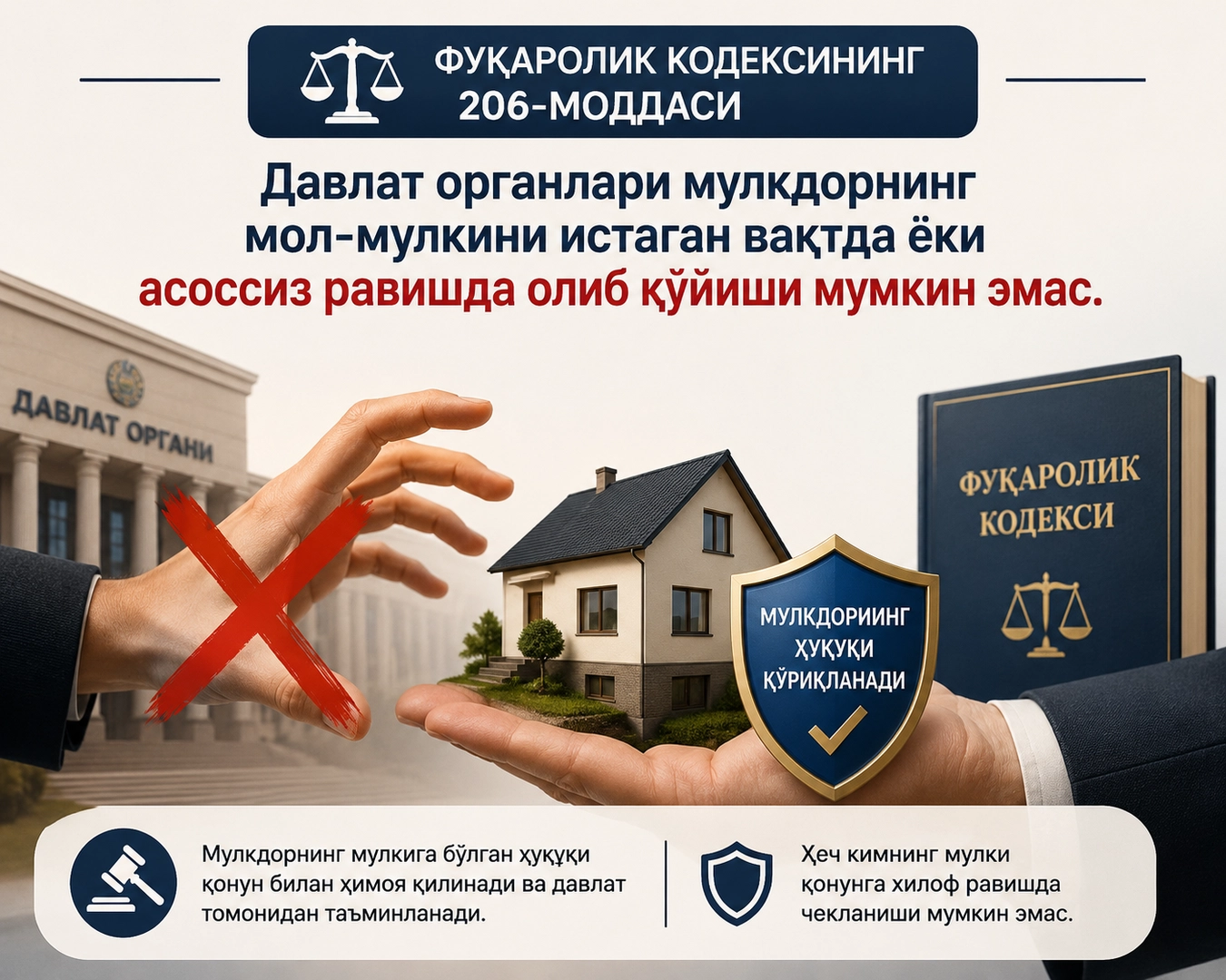Давлат қарори билан мулк ҳуқуқи қачон бекор қилиниши мумкин?