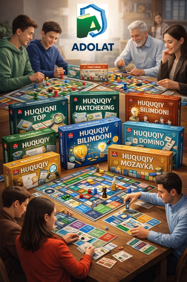 Ҳуқуқий билимни оширишга қаратилган ўйинлар яратилди