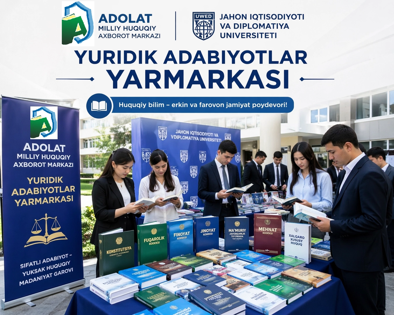 Юридик билимлар ярмаркаси: талабалар учун янги имкониятлар
