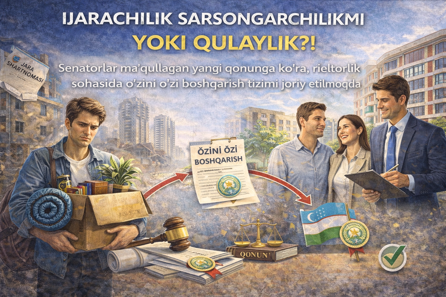 Ижарачилик сарсонгарчиликми ёки қулайлик?!